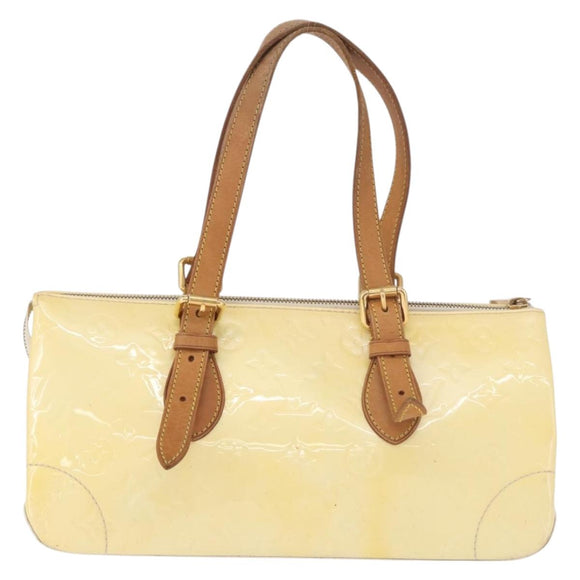 LOUIS VUITTON Monogram Vernis Rosewood Avenue Bag Perle M93508 LV Auth 183680