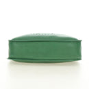 HERMES Evelyn 1GM Shoulder Bag Leather Green Gold Auth 183685V-5