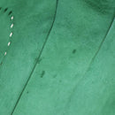 HERMES Evelyn 1GM Shoulder Bag Leather Green Gold Auth 183685V-10