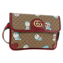 GUCCI Micro GG Supreme Doraemon x Fujiko-Pro Waist PVC Beige 647817 Auth 183687M-1