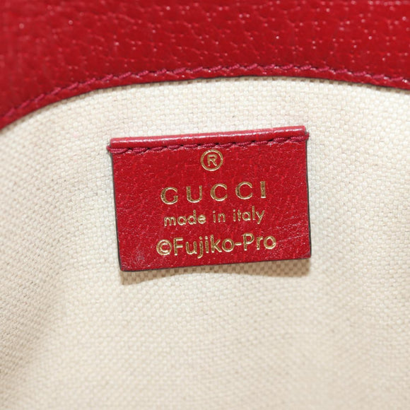 GUCCI Micro GG Supreme Doraemon x Fujiko-Pro Waist PVC Beige 647817 Auth 183687M