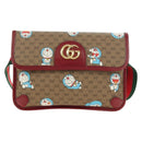 GUCCI Micro GG Supreme Doraemon x Fujiko-Pro Waist PVC Beige 647817 Auth 183687M-13