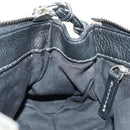 Chloe Mini Paddington Hand Bag Leather Black Silver gold Auth 183688M-21