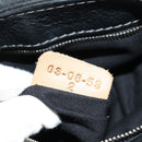 Chloe Mini Paddington Hand Bag Leather Black Silver gold Auth 183688M-24