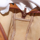 MCM Vicetos Logogram Shoulder Bag PVC Leather Brown Gold Auth 183689-19