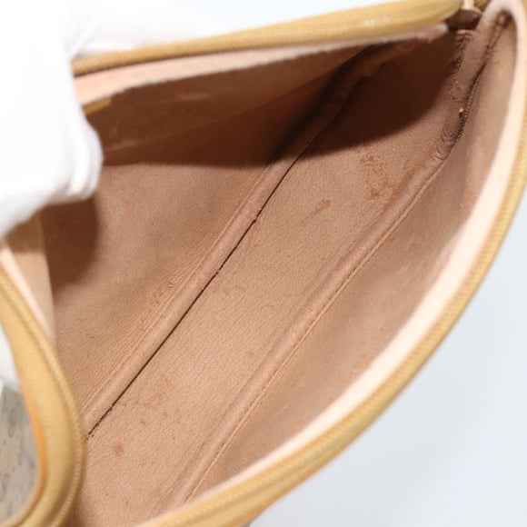 GUCCI Micro GG Supreme Shoulder Bag PVC Beige Gold 007 123 0428 Auth 183690
