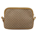 GUCCI Micro GG Supreme Shoulder Bag PVC Beige Gold 007 123 0428 Auth 183690-2