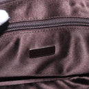 PRADA Shoulder Bag Leather Purple Silver Auth 183691A-21