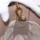 Miu Miu Hand Bag Leather 2way Ivory Gold Auth 183692A-23