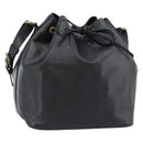 LOUIS VUITTON Epi Petit Noe Umhängetasche Schwarz M44102 LV Auth 183695A-1