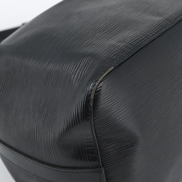 LOUIS VUITTON Epi Petit Noe Umhängetasche Schwarz M44102 LV Auth 183695A