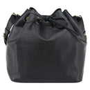LOUIS VUITTON Epi Petit Noe Umhängetasche Schwarz M44102 LV Auth 183695A-2