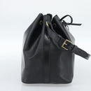 LOUIS VUITTON Epi Petit Noe Umhängetasche Schwarz M44102 LV Auth 183695A-4