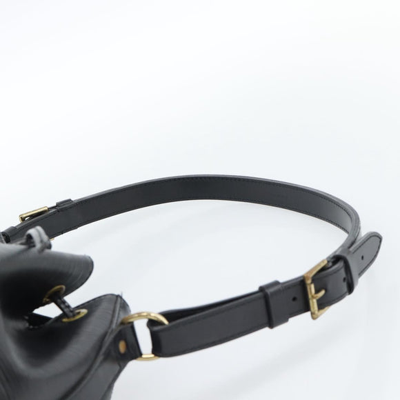 LOUIS VUITTON Epi Petit Noe Umhängetasche Schwarz M44102 LV Auth 183695A