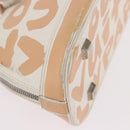 LOUIS VUITTON Graffiti Armahorizontal Hand Bag White Orange M92176 Auth 183696A-10
