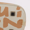 LOUIS VUITTON Graffiti Armahorizontal Hand Bag White Orange M92176 Auth 183696A-7