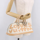 LOUIS VUITTON Graffiti Armahorizontal Hand Bag White Orange M92176 Auth 183696A-23