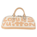 LOUIS VUITTON Graffiti Armahorizontal Hand Bag White Orange M92176 Auth 183696A-2