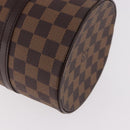 LOUIS VUITTON Damier Ebene Papillon 30 Hand Bag N51303 LV Auth 183697V-15