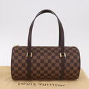LOUIS VUITTON Damier Ebene Papillon 30 Hand Bag N51303 LV Auth 183697V-12