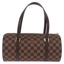 LOUIS VUITTON Damier Ebene Papillon 30 Hand Bag N51303 LV Auth 183697V-2