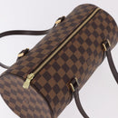 LOUIS VUITTON Damier Ebene Papillon 30 Hand Bag N51303 LV Auth 183697V-6