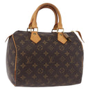 LOUIS VUITTON Monogram Speedy 25 Hand Bag M41528 LV Auth 183701V-1