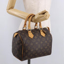 LOUIS VUITTON Monogram Speedy 25 Hand Bag M41528 LV Auth 183701V-22