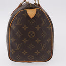 LOUIS VUITTON Monogram Speedy 25 Hand Bag M41528 LV Auth 183701V-5
