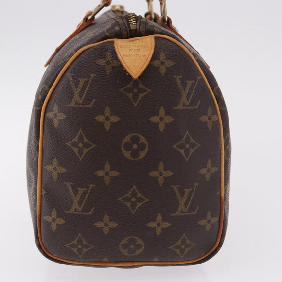 LOUIS VUITTON Monogram Speedy 25 Hand Bag M41528 LV Auth 183701V