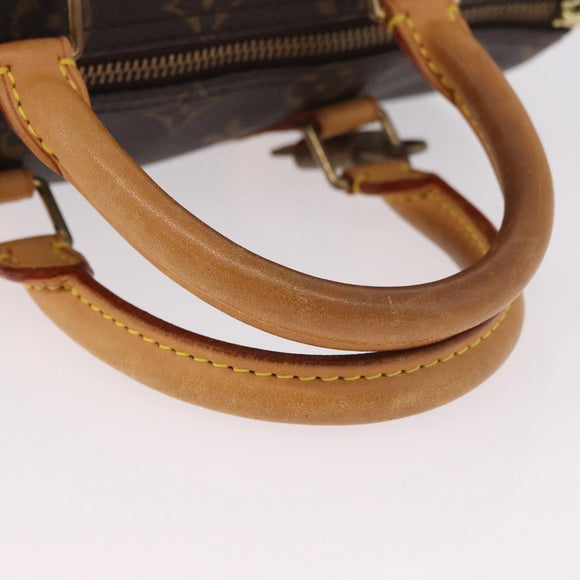 LOUIS VUITTON Monogram Speedy 25 Hand Bag M41528 LV Auth 183701V
