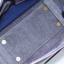 CELINE Belt bag Hand Bag Leather 2way Blue Gold Auth 183709M-19