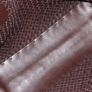 BOTTEGA VENETA INTRECCIATO Cabas MM Hand Bag Leather Brown Gold Auth 183710V-10