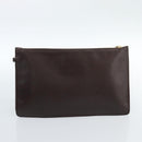 BOTTEGA VENETA INTRECCIATO Cabas MM Hand Bag Leather Brown Gold Auth 183710V-20