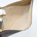 BOTTEGA VENETA INTRECCIATO Cabas MM Hand Bag Leather Brown Gold Auth 183710V-21