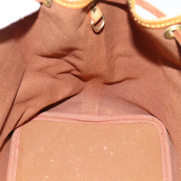 LOUIS VUITTON Monogram Petit Noe Shoulder Bag M42226 LV Auth 183713SAV