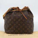 LOUIS VUITTON Monogram Petit Noe Shoulder Bag M42226 LV Auth 183713SAV-12