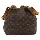 LOUIS VUITTON Monogram Petit Noe Shoulder Bag M42226 LV Auth 183713SAV-2