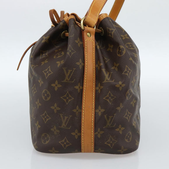 LOUIS VUITTON Monogram Petit Noe Shoulder Bag M42226 LV Auth 183713SAV
