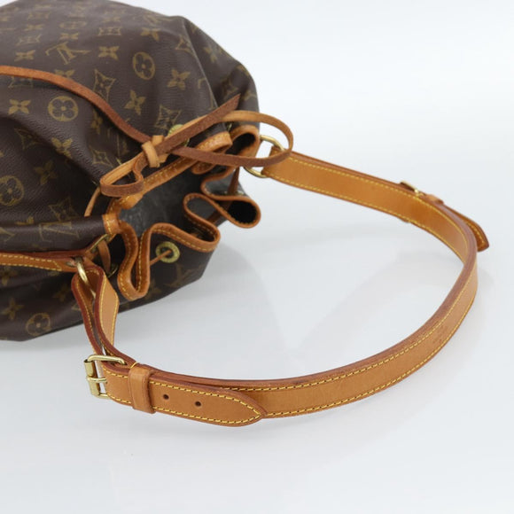 LOUIS VUITTON Monogram Petit Noe Shoulder Bag M42226 LV Auth 183713SAV