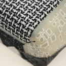 CHANEL Patchwork Tote Bag rubber Black Silver CC Auth 183715SAV-16