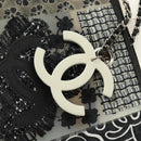 CHANEL Patchwork Tote Bag rubber Black Silver CC Auth 183715SAV-19