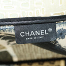 CHANEL Patchwork Tote Bag rubber Black Silver CC Auth 183715SAV-24
