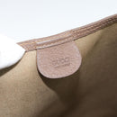 GUCCI GG Supreme Web Sherry Line Tote Bag PVC Beige Gold 002.58.6487 Auth 183720-14