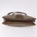 GUCCI GG Supreme Tote Bag PVC Beige Gold 86 02 021 Auth 183721-10