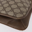 GUCCI GG Supreme Tote Bag PVC Beige Gold 86 02 021 Auth 183721-11