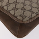 GUCCI GG Supreme Tote Bag PVC Beige Gold 86 02 021 Auth 183721-12