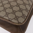 GUCCI GG Supreme Tote Bag PVC Beige Gold 86 02 021 Auth 183721-13