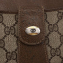 GUCCI GG Supreme Tote Bag PVC Beige Gold 86 02 021 Auth 183721-16