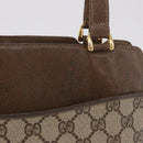 GUCCI GG Supreme Tote Bag PVC Beige Gold 86 02 021 Auth 183721-4